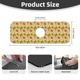 thumbnail image 2 of Sikiie Sea and Sand Splash Guard for Sink Faucet-1 PC Super Absorbent Fast Drying Mat Sink Gadgets-Splash Guard for Kitchen, Sink Mat, 2 of 7