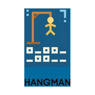 Hangman Game: Large Pages for Easy Play - 8.5 X 11 inches - 50 Pages -  Paperback