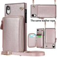 thumbnail image 2 of Funda tipo cartera para iPhone XR con tarjetero y correa para el hombro para mujer, 2 of 5