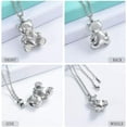 thumbnail image 4 of Teddy Bear Cremation Urn Nekclaces Ashes Jewelry for Men Women Heart Memorial Urn Keepsake Human Pets Ashes Urn Pendant Gift for Women Men, 4 of 7