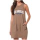 thumbnail image 1 of Vestido de Verano para Mujeres, Vestido de Cuello Redondo sin Mangas de Bolsillo de Impresión de Moda Casual Hecha de 95% Poliéster 5% Spandex para Primavera Verano, Vestido Sexy para Mujeres, 1 of 4