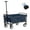 Navy Blue, variant on YSC Collapsible Folding Beach Outdoor Utility Wagon with 2-PACK Black Wagon Straps(Black)