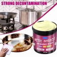 thumbnail image 4 of Multi Purpose Metal Polish Rust Stain Remover Paste, Stainless Steel Cookware Stove Top Cleaner, Anti Oxidation Polish for Kitchen Bathroom, 4 of 7