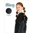 thumbnail image 3 of Bare Homey Kids Size Microplush Wearable Blanket - Side Pockets - Warm - Velvety Soft, Black, 3 of 8