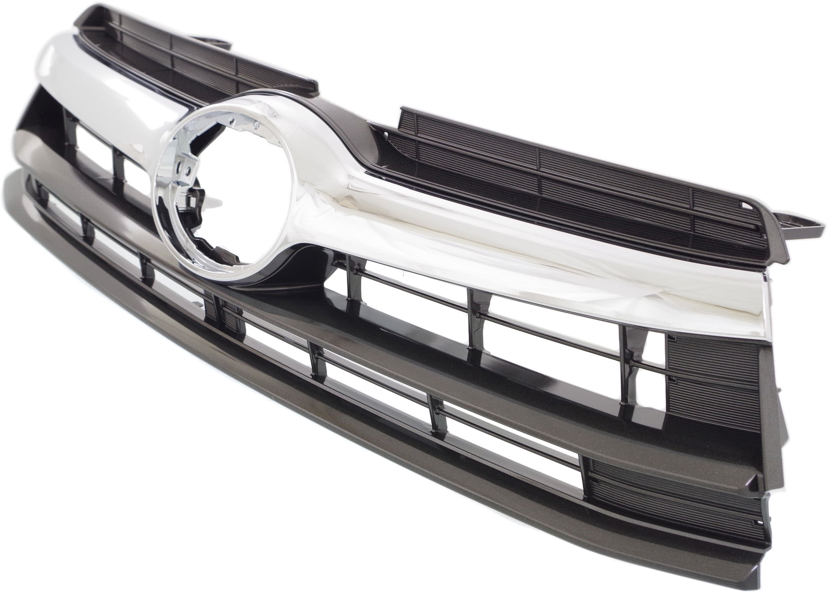 Grille Assembly Compatible With 2014-2016 Toyota Highlander Gray Shell and Insert