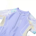 thumbnail image 5 of Baby Swimsuit Girl Girl's Long Sleeve Rash Guard One Piece Breathable Swimsuits Baby Bathing Suit Girl Light Blue 6-7 Years, 5 of 5