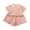 a17-Pink, variant on Kids Summer Outfits Set for 1t 2t 3t 4t 5t 2Pcs Toddler Girls Short Sleeve Waffle Knit Polo Shirt with Flower Embroidery T-Shirt and Shorts Clothing(6-12 Months,Purple)