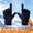Navy, variant on Winter Gloves,Winter Warm Gloves Riding with Thick Velvet Outdoor Windproof Knitted Yarn Student Touchscreen Cold Gloves Female Thermal Gloves Women Gloves for Cold Weather Clearance Grey A