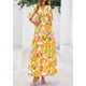 thumbnail image 3 of Vestido PRETTYGARDEN 2025 Boho Floral con Mangas Abullonadas Mediano, 3 of 7