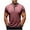 Hot Pink-06, variant on Men's Short Sleeve Henley Shirts - Summer Business Casual Button Lightweight Solid Tees Tops