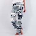 thumbnail image 4 of Axiiglly Pajama Pants for Women Funny Printed Elastic Waist Pajama Bottoms Casual Comfy Loose Sleepwear Fall Pajamas Full Length Pants with Pockets, 4 of 7