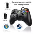 thumbnail image 2 of Controlador Gamer Alambrico SZC para Xbox 360 Y PC Negro, 2 of 7