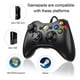 thumbnail image 2 of Controlador Gamer Alambrico SZC para Xbox 360 Y PC Negro, 2 of 7