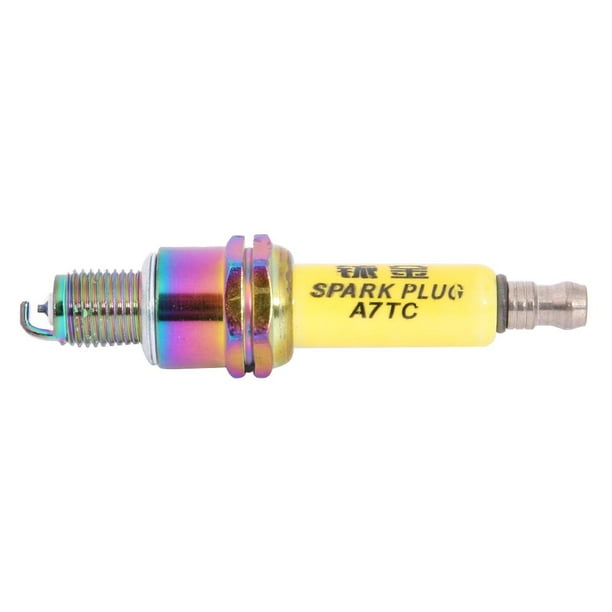 Ehuebsd Bujía A7TC Rendimiento para Motocicleta Scooter ATV Dirt Bike (1 Pieza)