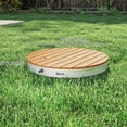 thumbnail image 3 of Outsunny Outdoor Shower Kit Floor Camping Shower Portable Foot Control, 3 of 10