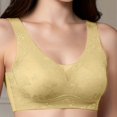 thumbnail image 2 of ZSQDM Womens Underwear Women's Underwire Underwear Lace Breathable Comfortable Up Anti Sag Bra Khaki S, 2 of 8