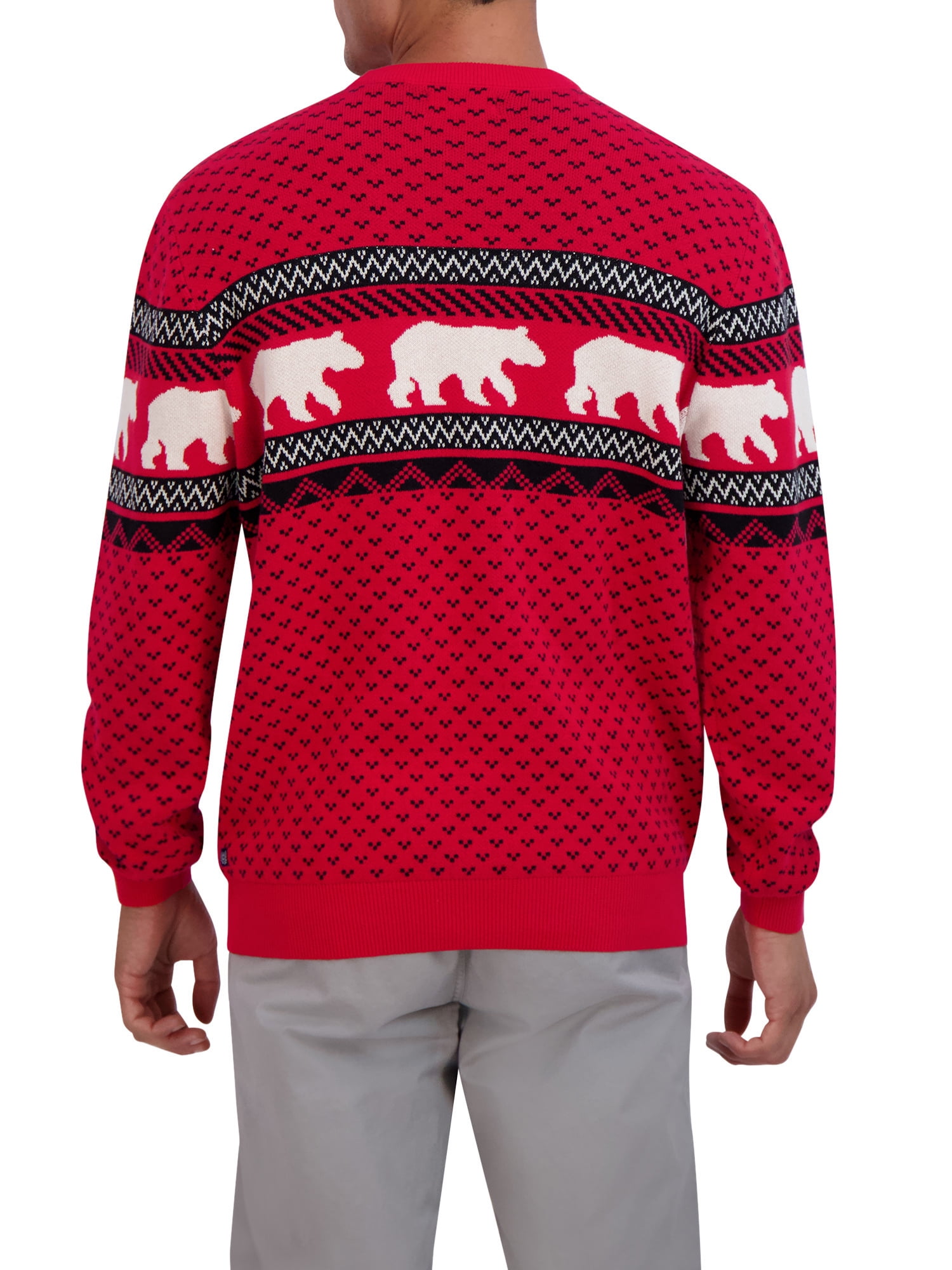 Chaps Men's Holiday Bear Crewneck Sweater - Sizes XS up to 4XB