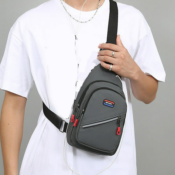 QTOCIO Organization And Storage, Crossbody Backpack Men's And Women's Shoulder Backpack, Lightweight Single Strap Backpack Hiking Sling Bag Backpack Hiking Cycling