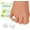 White, variant on Bukihome Hammertoe Corrector - 6 Pack Toe Splints - Soft Gel Toe Straighteners - Realign Bent, Curled, Crooked, Claw, Hammer Toes - Toe Corrector for Men and Women, Small Sizes (White)