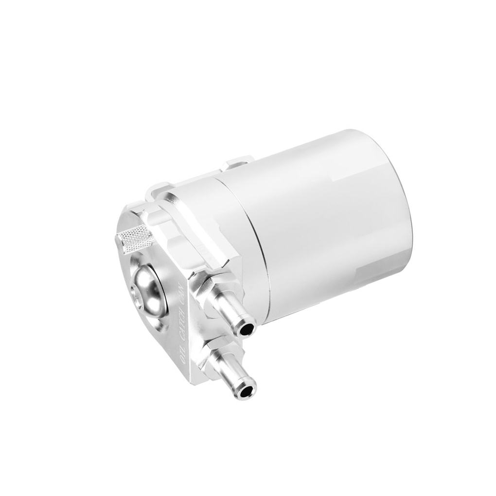 Baffled Oil Catch Can Car Engine Oil Catcher Aluminum Alloy Reservoir