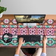 thumbnail image 3 of Long Mouse Pads for Desk,Colorful Geometric Pattern Desk Mats on Top Of Desks, Desk Mouse Pad Extra Large with 3mm Non-Slip Base and Stitched Edge for Gaming,Office,Work,Home 47.3"x23.6", 3 of 6