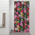 thumbnail image 2 of Pioneer Flower Floral Print Pattern Shower Curtain 36"x72" ,Bathroom Decorative Shower Curtains Set with 12 Hooks,Modern Waterproof Washable Shower Curtain, 2 of 6