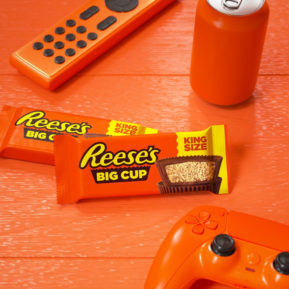 REESES Big Cup Milk Chocolate King Size Peanut Butter Cups Candy Pack 2.8 oz - 5 Pack
