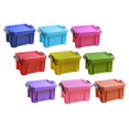 thumbnail image 3 of AMLESO Boîte de Rangement en Plastique pour Petits Objets Rouge, 3 of 8