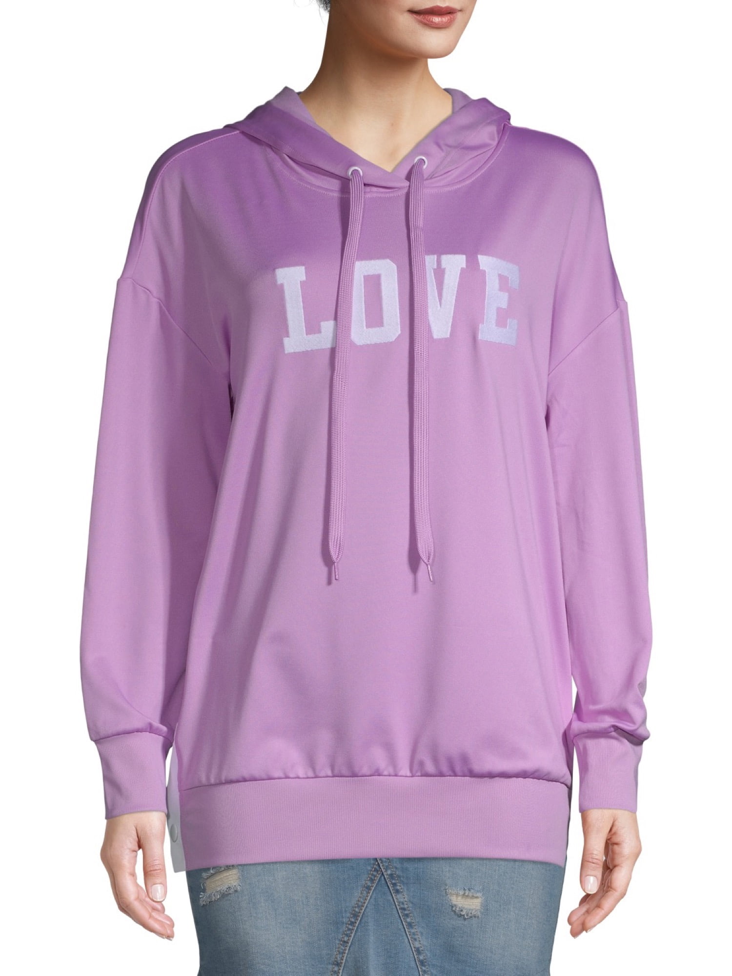 side snap hoodie
