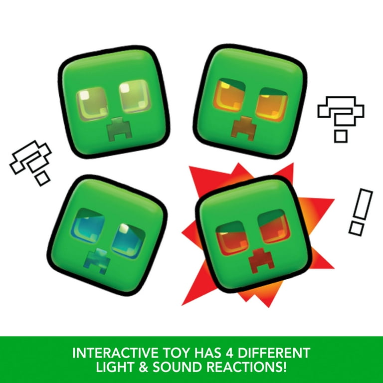 Minecraft My Pet Creeper Interactive Toy Action Figure with Lights