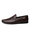 thumbnail image 5 of Men's Casual Hollow Loafers Slip On Leather Shoes Breathable Driving Shoes Moccasins Classic Penny Loafer Flats Boat Shoes, 5 of 9