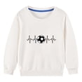 thumbnail image 4 of Spazoro Kids Girls Pullover Shirts Tee, Long Sleeve Solid Color Fashion Spring and Summer Round Neck Casual Tops for Child Girls White Size 9 T, 4 of 4