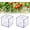 2Cubes, variant on Fruit Shaping Mold for Growing Unique, 4PCS Creative Fruit Shaping Molds, Triangular & Cubic Molds for Tomato Strawberry, Reusable Clear Plastic Garden Plant Shapers