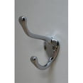 thumbnail image 1 of Vertical Double Robe Coat Hook, Polished Chrome, 1 of 1