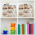 thumbnail image 6 of Cute Cat Face and Heart Storage Bins with Handle Fabric Organizer Basket Foldable Box 1 Pack 14.2x10.2x8.3, 6 of 8