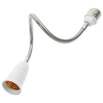 Light Socket Extender E27 Light Bulb Socket Adapter Flexible Extension Arm For High Ceilings E27 To E27 Converter Ideal For Outdoor And Indoor Use