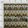 thumbnail image 1 of oneOone Polyester Lycra Fabric Diamond & Swirl Ikat Print Sewing Fabric BTY 56 Inch Wide, 1 of 4