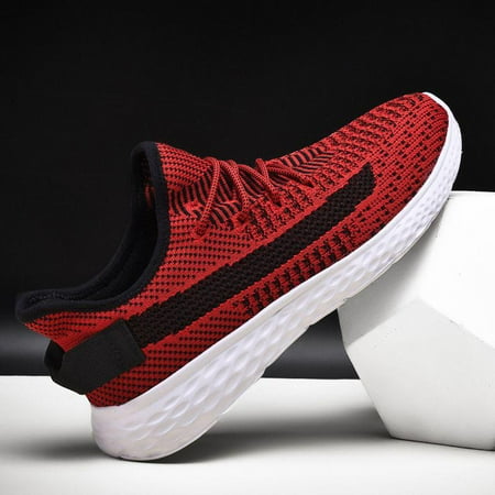 

Men s Dad Shoes Sneakers Breathable Flyknit Shoes Men s Running Sneakers Large Size