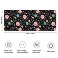 thumbnail image 3 of Pioneer Flower Floral Print Pattern Bathroom Rugs Mat, Non Slip Microfiber Bathroom Rug with Rubber Backing, Soft Mats for Bathroom Floor Tub Shower, 24"x60", 3 of 5