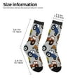 thumbnail image 2 of Fuzoiu Color Tractor Print Kids Socks For Boys Girls,Grip Crew Socks with Non Slip,Lightweight Stretch Crew Socks,Toddlers Crew Boot Socks, 2 of 5