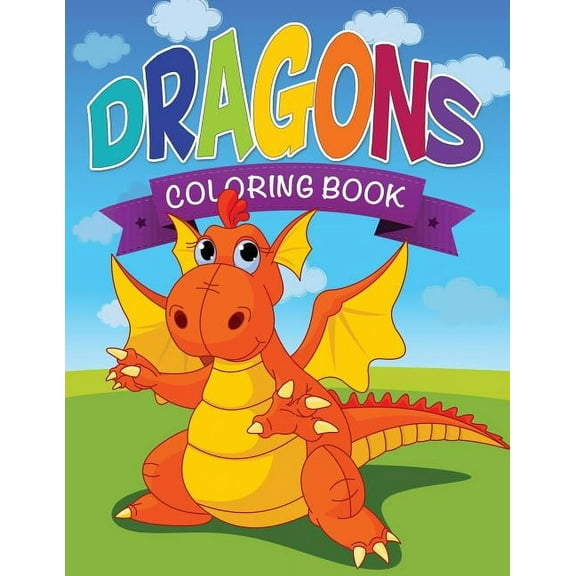 Dragons Coloring Book, (Paperback)