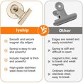 thumbnail image 4 of 12 pack Fridge Magnets Refrigerator Magnets Magnetic Clips Heavy Duty Detailed List Display Paper Fasteners on Home& Office& Teaching, 4 of 5