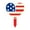 B, variant on F Independence Day Wooden Stake Lawn Decoration With Flag Motif (Design F) #h89EE