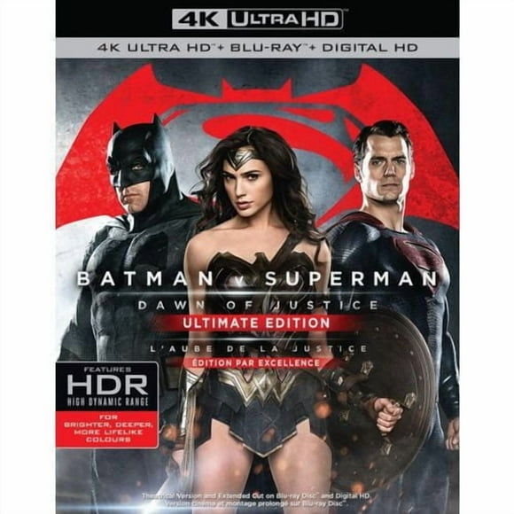 Batman v Superman: Dawn Of Justice (4K Ultra HD + Blu-ray + Digital HD) (Bilingual)