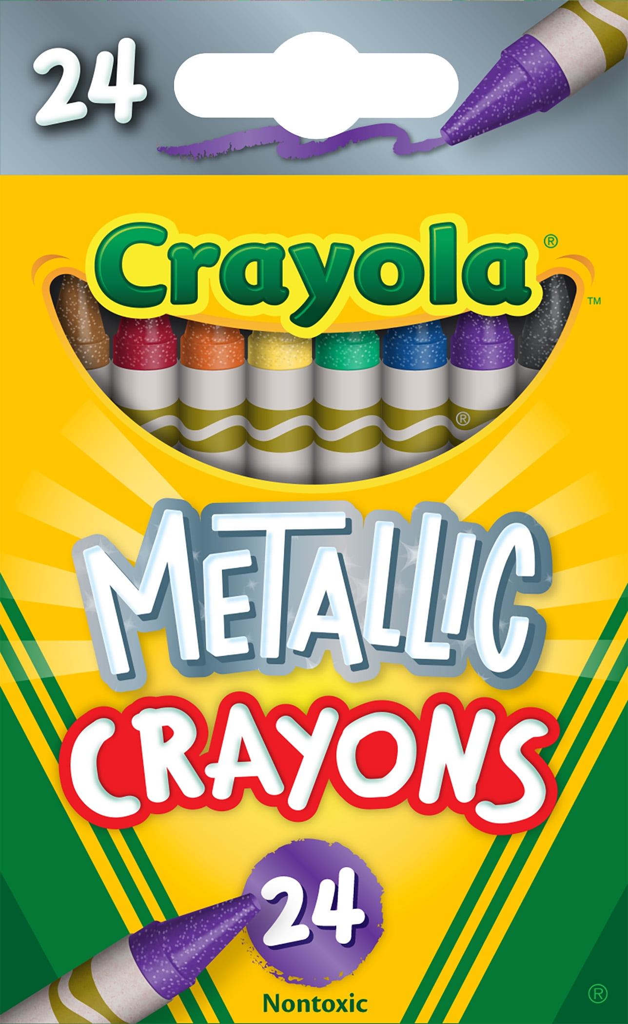 CRAYOLA Crayons 24 CT One Size Multi Metallic