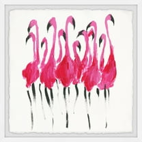 Marmont Hill Flamingo Birds Framed Art Prints