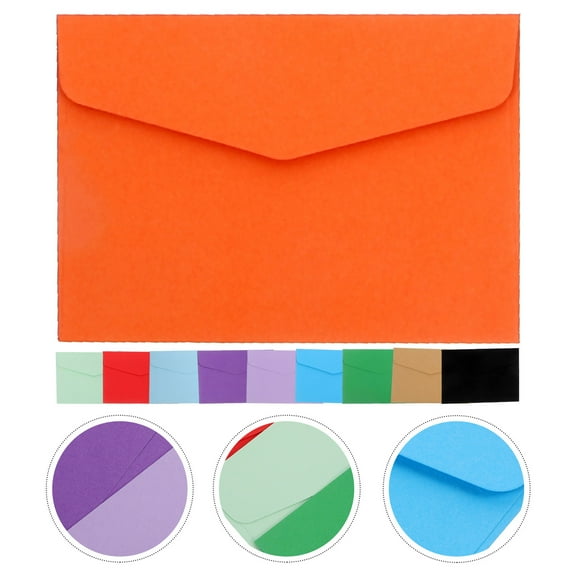 60 Pcs Colored Small Envelopes Birthday Mini Envelops Cards