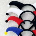 thumbnail image 6 of Jester Headband Clown Hair Hoop Funny Clown Headwear Headress for Masquerade Carnival Halloween Party, 6 of 7
