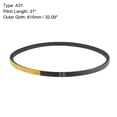 thumbnail image 2 of Unique Bargains A31 V-Belts 31' Mid-Perimeter, A-Section Rubber Drive Belt 2pcs, 2 of 3