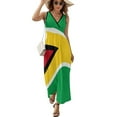 thumbnail image 2 of Guyana Flag Sleeveless Dress Summer Women Clothes Dress for Pregnant Women Dresses, 2 of 9